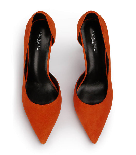 Tony Bianco Alyx Aperol Semsket Skinn 10.5cm Stiletthæler Oransje | ENOHC27398