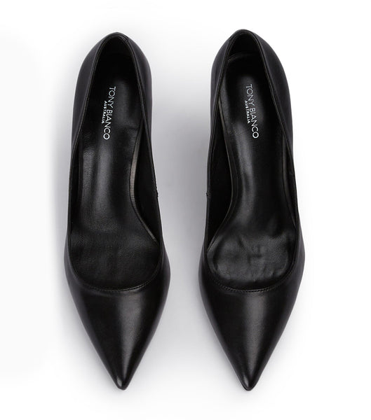 Tony Bianco Anja Black Como 10.5cm Court Sko Svarte | GNOUC23918