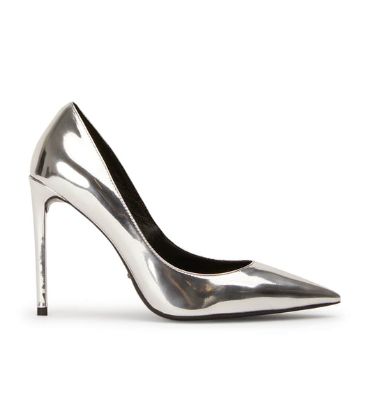 Tony Bianco Anja Silver Shine 10.5cm Court Sko Sølv | NOZPD80341