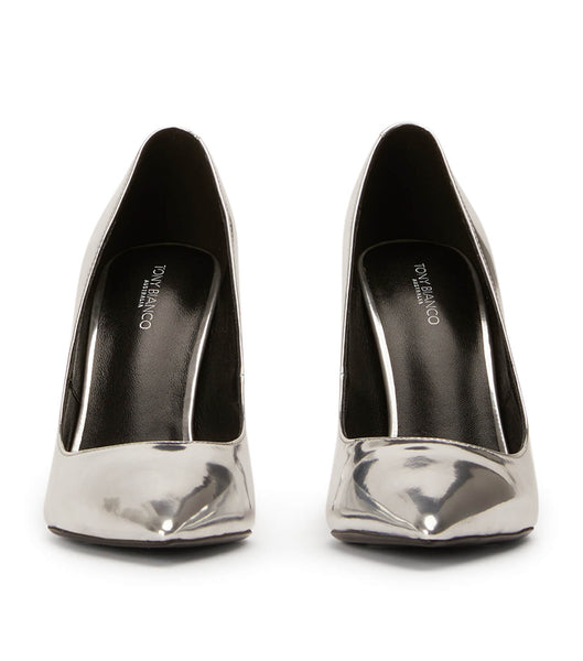 Tony Bianco Anja Silver Shine 10.5cm Stiletthæler Sølv | XNOBH40751