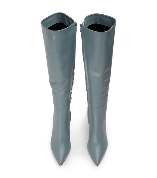 Tony Bianco Apollo Steel Nappa 10.5cm Mid Calf Boots Grå | NOZPD54089