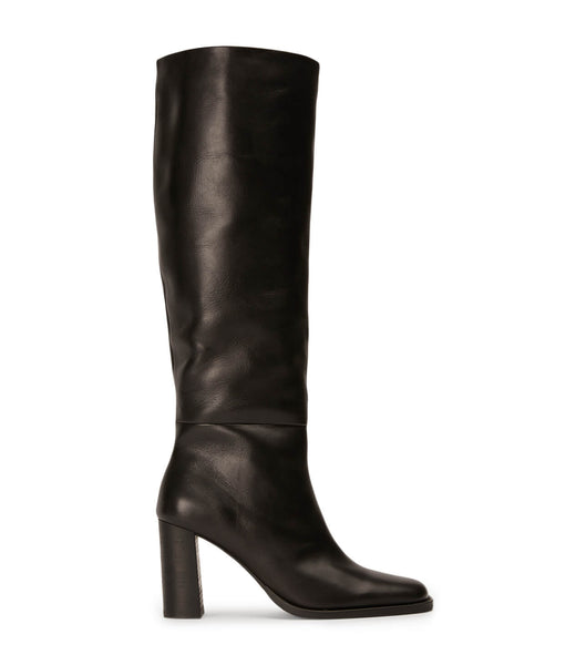 Tony Bianco Asher Black Como 8.5cm Mid Calf Boots Svarte | SNOVO40649