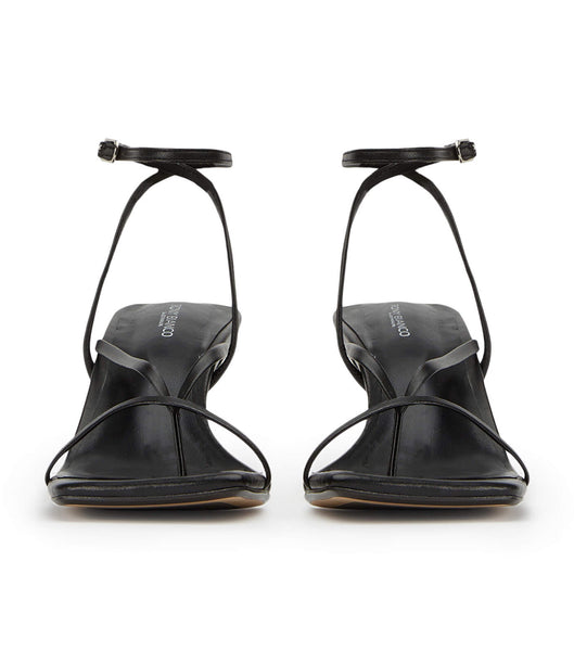 Tony Bianco Avi Black Nappa 6.5cm Strappy hæler Svarte | TNOWZ80303