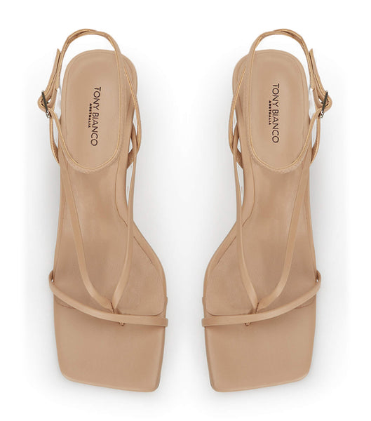 Tony Bianco Avi Skin Nappa 6.5cm Strappy hæler Skin Color | FNOUI18783