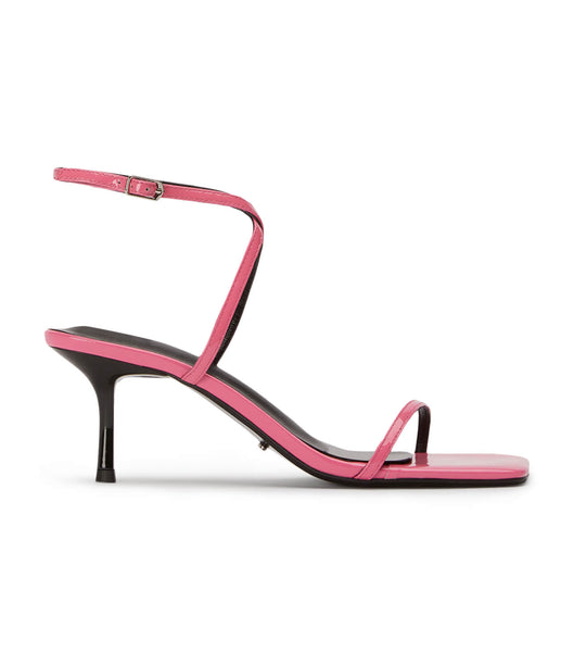 Tony Bianco Axent Flamingo Patent 6.5cm Eventhæler Rosa | NOICD94080