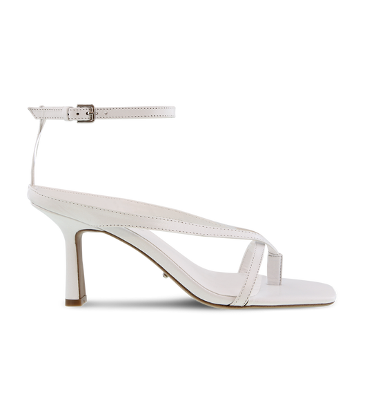 Tony Bianco Becca White Sheep Nappa 7.5cm Stiletthæler Hvite | PNOER91991