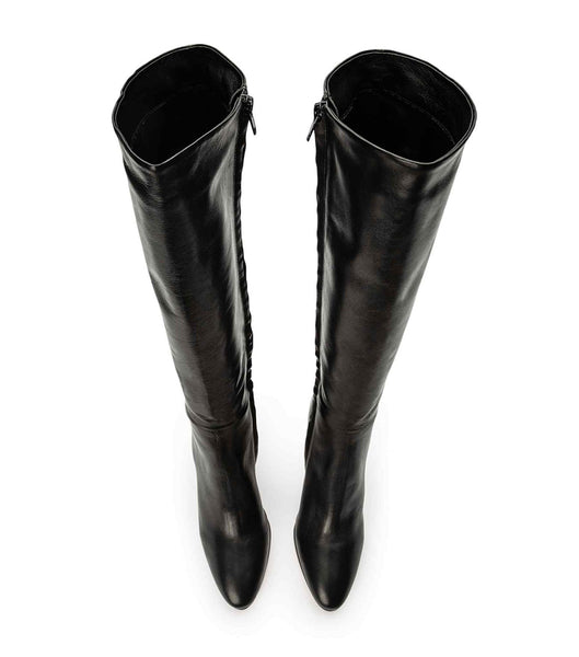 Tony Bianco Bellez Black Venice 9.5cm Mid Calf Boots Svarte | ENOVG57873