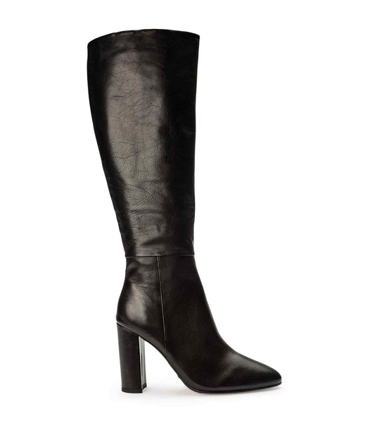 Tony Bianco Bellez Black Venice 9.5cm Mid Calf Boots Svarte | ENOVG57873