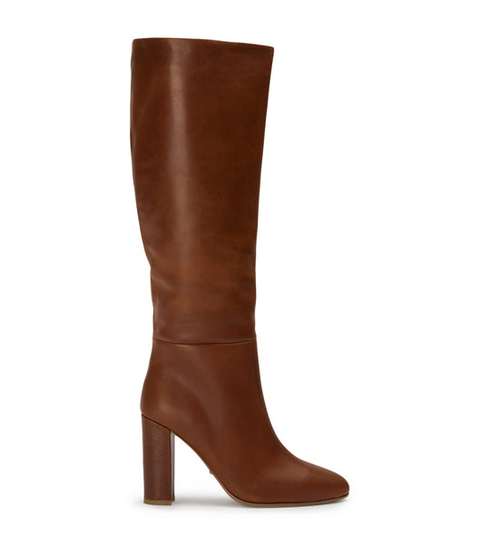 Tony Bianco Boss Cognac 9.5cm Mid Calf Boots Brune | BNOSO72871