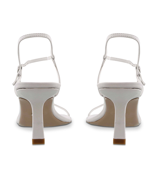 Tony Bianco Caprice White Kid 7cm Stiletthæler Hvite | ENOVG93141