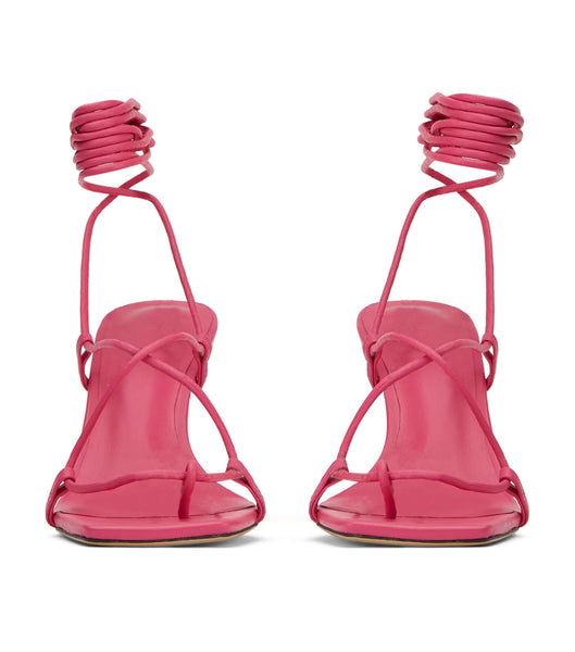 Tony Bianco Clarity Acid Pink 8.5cm Strappy hæler Rosa | NOXMI93934