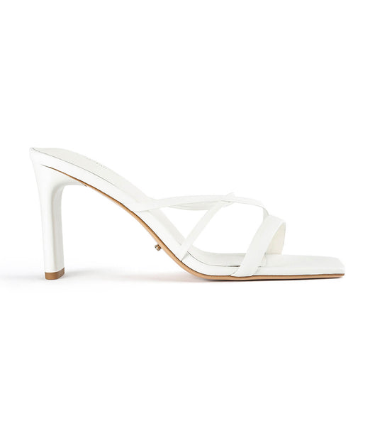 Tony Bianco Classic White Nappa 8.5cm Eventhæler Hvite | TNOWZ53707