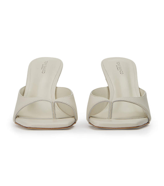 Tony Bianco Crystle Dove Nappa 8.5cm Thong sandaler Grå | NOJKU16152