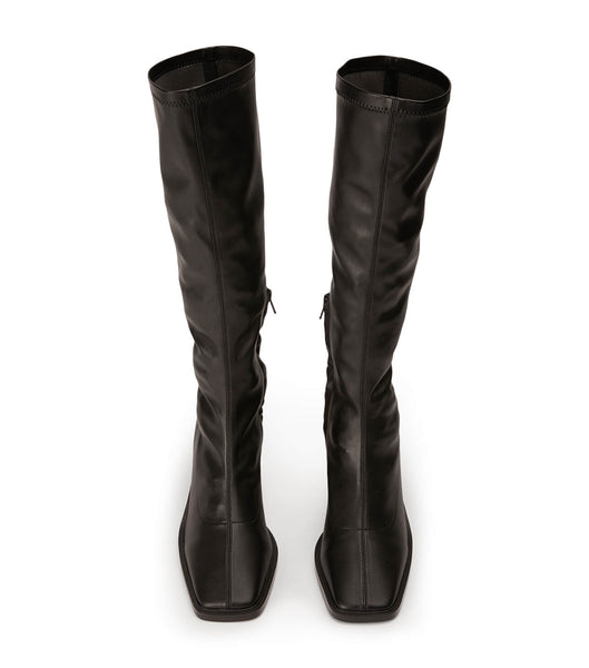 Tony Bianco Damon Black Venezia 7.5cm Mid Calf Boots Svarte | BNOSD77116