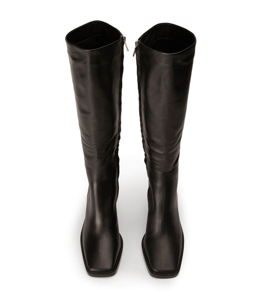 Tony Bianco Darby Black Venice 7.5cm Mid Calf Boots Svarte | UNOTG61791