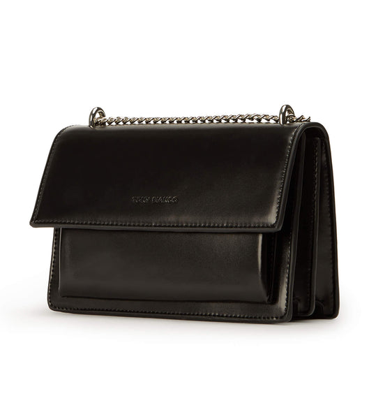 Tony Bianco Desire Black Lær Cross Body Bag Accessories Svarte | NOQCS83579