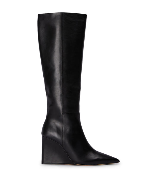 Tony Bianco Drake Black Como 9.5cm Mid Calf Boots Svarte | BNOSD52340