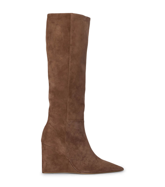 Tony Bianco Drake Saddle Semsket Skinn 9.5cm Mid Calf Boots Brune | LNOTR47981