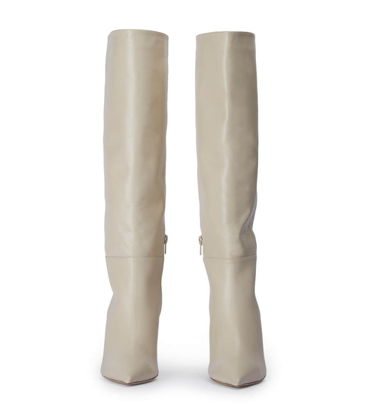 Tony Bianco Drake Vanilla Capretto 9.5cm Mid Calf Boots Lyse Gul | NOXBR36597