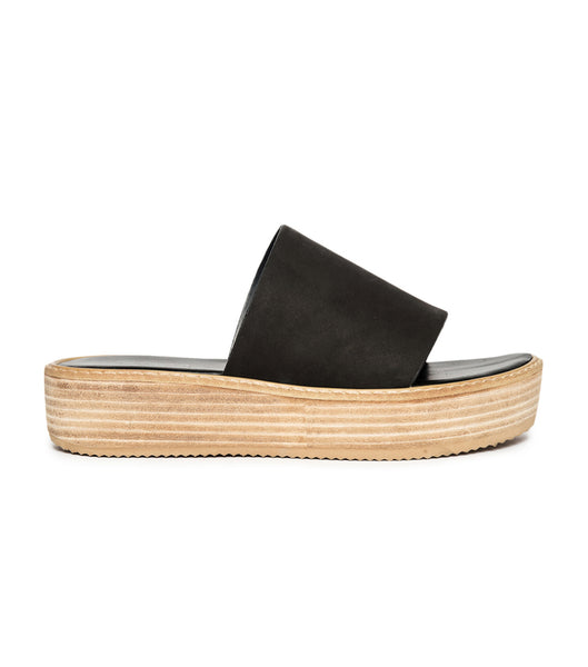 Tony Bianco Elke Black 4.5cm Badesandaler Svarte | TNOWZ32836