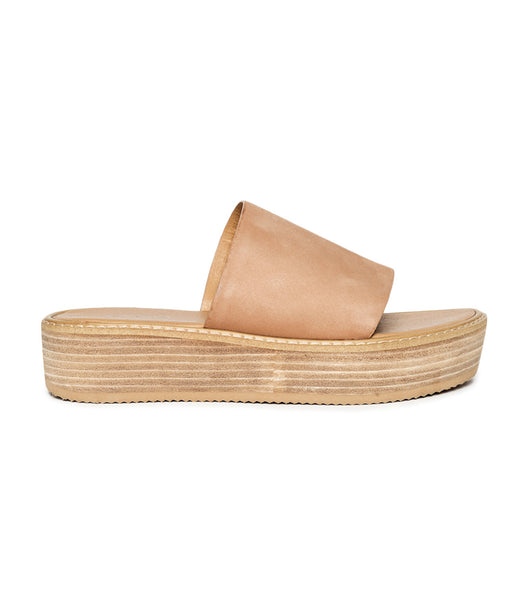 Tony Bianco Elke Caramel 4.5cm Badesandaler Beige | ZNONQ21624