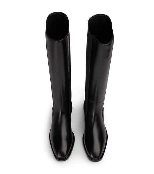 Tony Bianco Emrata Black Como 4cm Mid Calf Boots Svarte | NOIIZ85332