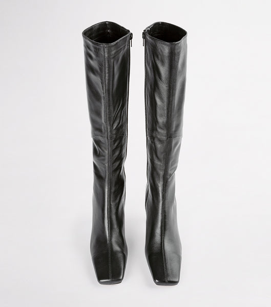 Tony Bianco Fantasy Black Venice 8cm Mid Calf Boots Svarte | BNOSD95698