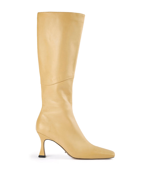 Tony Bianco Fantasy Butter Nappa 8cm Mid Calf Boots Gul | BNOSO53755