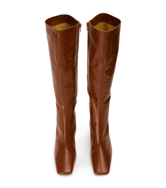 Tony Bianco Fantasy Rust Venice 8cm Mid Calf Boots Rød | SNOVO98899