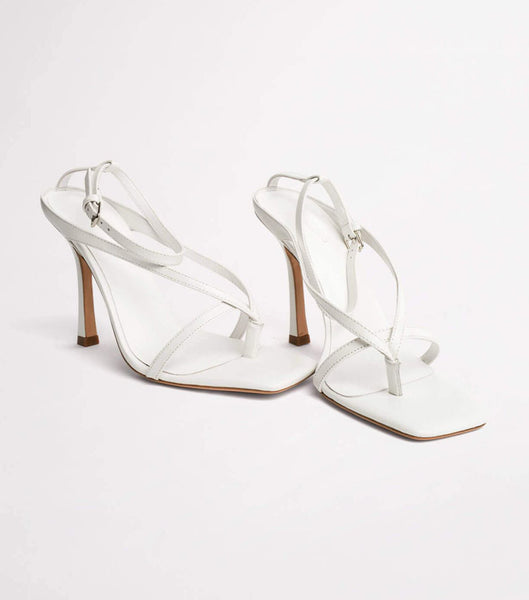 Tony Bianco Faythe White Kid 10.5cm Stiletthæler Hvite | FNOUI42292