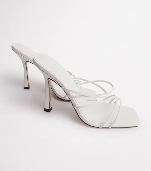 Tony Bianco Foxie White Kid 10.5cm Stiletthæler Hvite | NOCVG49533