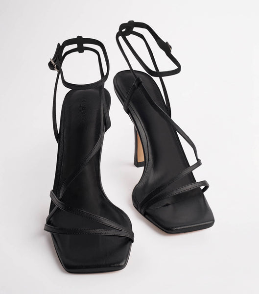 Tony Bianco Franci Black Kid 10.5cm Stiletthæler Svarte | ENOVG48712