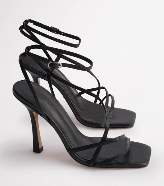 Tony Bianco Franci Black Kid 10.5cm Stiletthæler Svarte | ENOVG48712