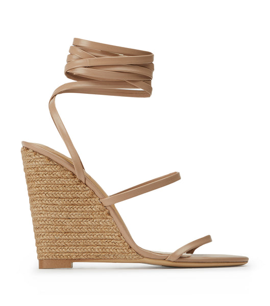 Tony Bianco Gabriella Skin Capretto 11cm Wedge Skin Color | QNOUV83518