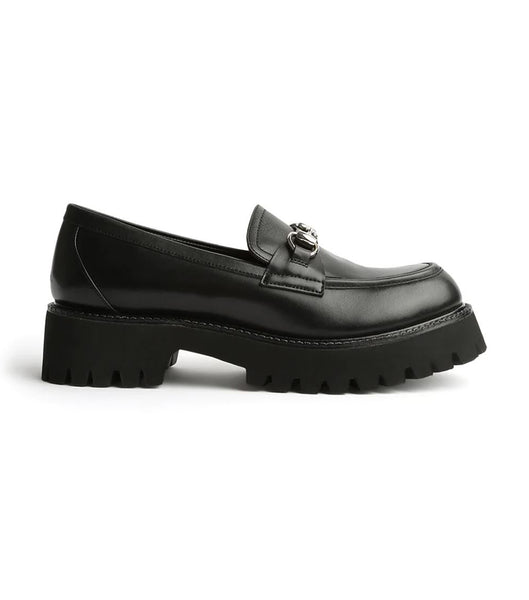 Tony Bianco Greer Black Como 4cm Loafers Svarte | QNOUV85908