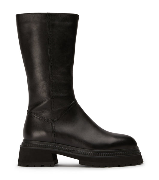 Tony Bianco Hahn Black Como 5.5cm Mid Calf Boots Svarte | NOQAV45609