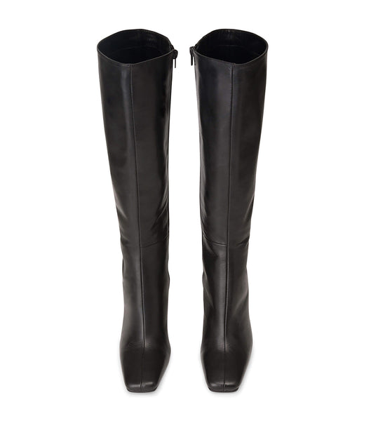 Tony Bianco Havana Black Venice 10.5cm Mid Calf Boots Svarte | QNOUV63237