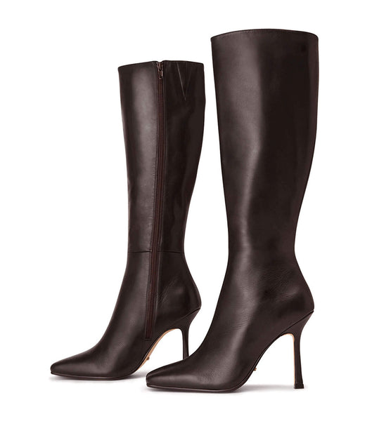 Tony Bianco Havana Chocolate Nappa 10.5cm Mid Calf Boots Sjokolade | NOZDE59870