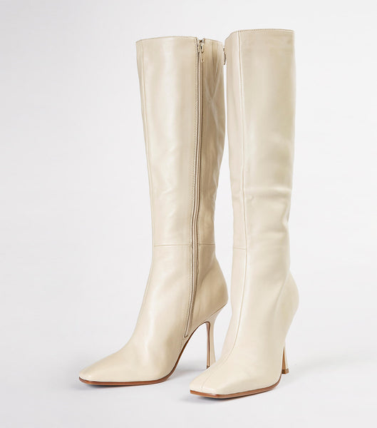 Tony Bianco Havana Vanilla Nappa 10.5cm Mid Calf Boots Lyse Gul | NONEJ22227