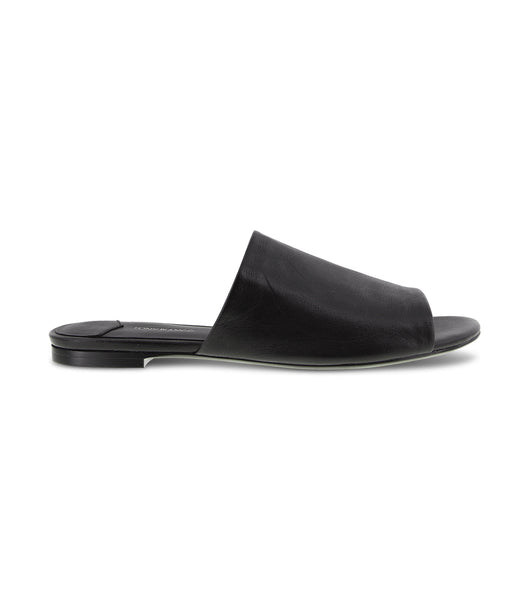 Tony Bianco Havier Black Sheep Nappa 1cm Sandaler Svarte | NOCIF36180