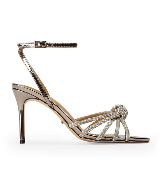 Tony Bianco Helena Gunmetal Shine 8.5cm Stiletthæler Grå | NOQAV85044