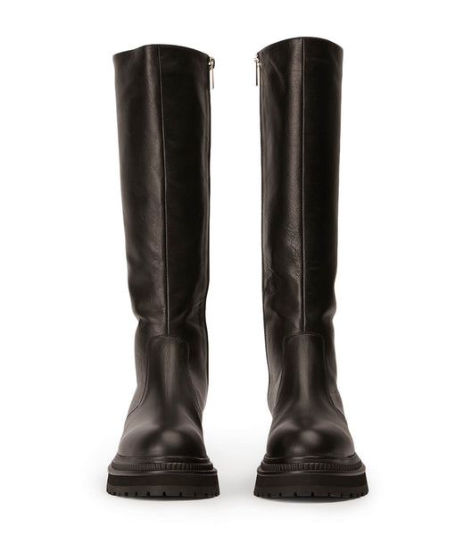 Tony Bianco Hitch Black Venice 5.5cm Mid Calf Boots Svarte | NOQCS59932