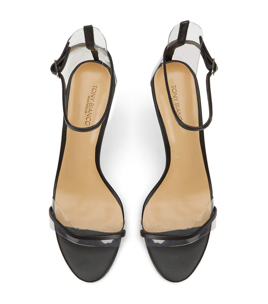 Tony Bianco Houston Black Capretto 8.5cm Stiletthæler Svarte | QNOUV14621