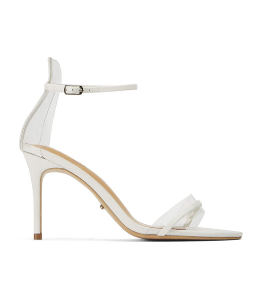 Tony Bianco Houston Milk Capretto 8.5cm Stiletthæler Hvite | MNOHR48944