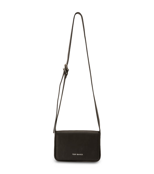 Tony Bianco Janey Black Lær Shoulder Bag Accessories Svarte | NOQAV61545