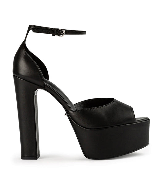 Tony Bianco Jayze Black Como 14cm Platform Sko Svarte | FNOUI48877