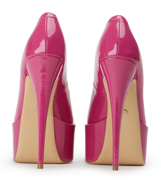 Tony Bianco Jolee Berry Patent 15cm Stiletthæler Rosa | ZNONQ31982