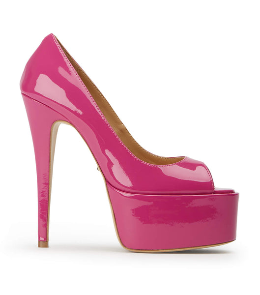 Tony Bianco Jolee Berry Patent 15cm Stiletthæler Rosa | ZNONQ31982