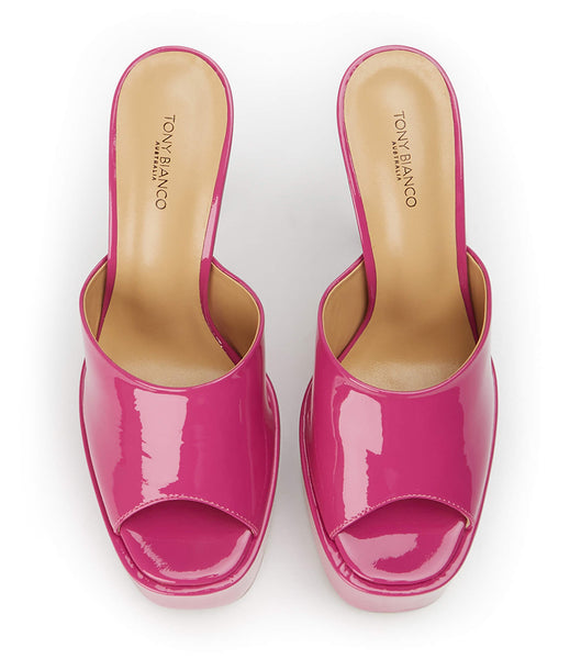 Tony Bianco Jordyn Berry Patent 15cm Stiletthæler Rosa | TNOPQ84678