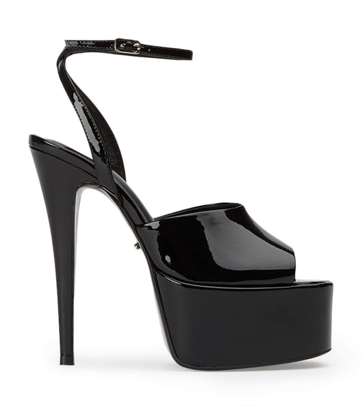 Tony Bianco Journey Black Patent 15cm Stiletthæler Svarte | SNONY42116